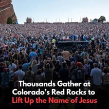 A large crowd assembled in an open public space.