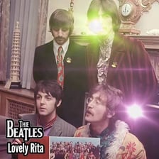 The Beatles associated with the song “Lovely Rita”