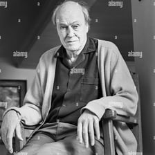 Portrait of British author Roald Dahl