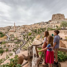 A traveler exploring a destination in a foreign country
