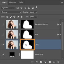 The Eraser Tool shown in Adobe Photoshop