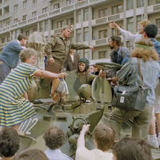 A military or political takeover of a government