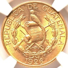 Gold associated with Guatemala alongside the Spanish word “oro”