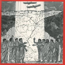 An illustration representing a major division within a religious group