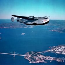 A Pan Am Yankee Clipper flying boat.