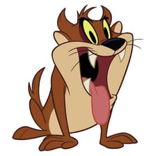 Taz, the Tasmanian Devil character from Looney Tunes