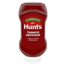 A bottle of Hunt’s ketchup
