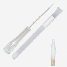 Sterile swabs and sample tubes in a DNA laboratory.