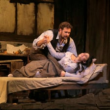 Opera performer portraying Mimì in La Bohème