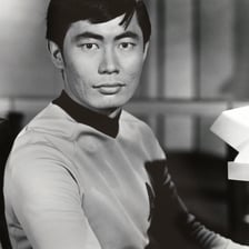 George Takei as Sulu in Star Trek