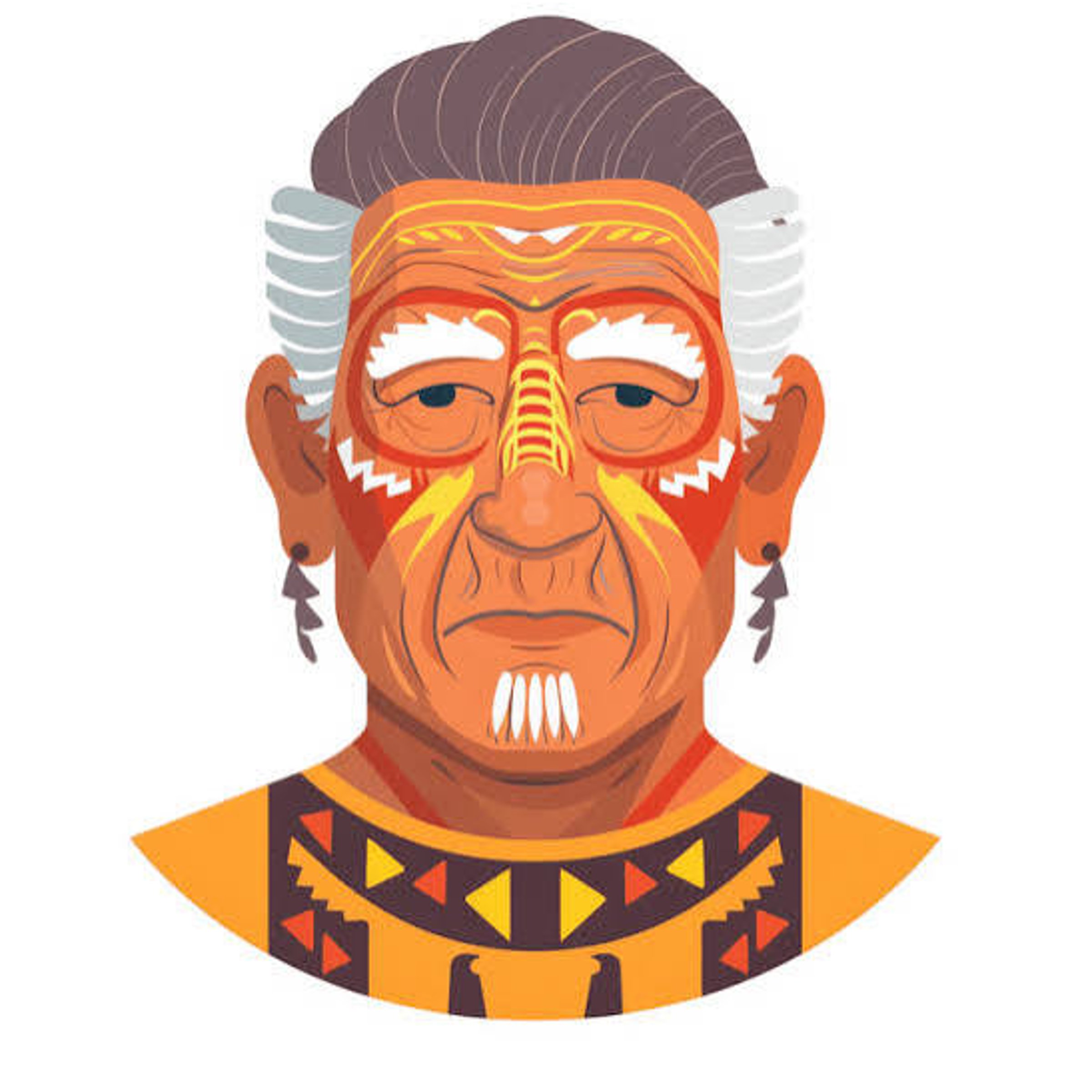 Respected tribe member — LA Times Mini Crossword Answer