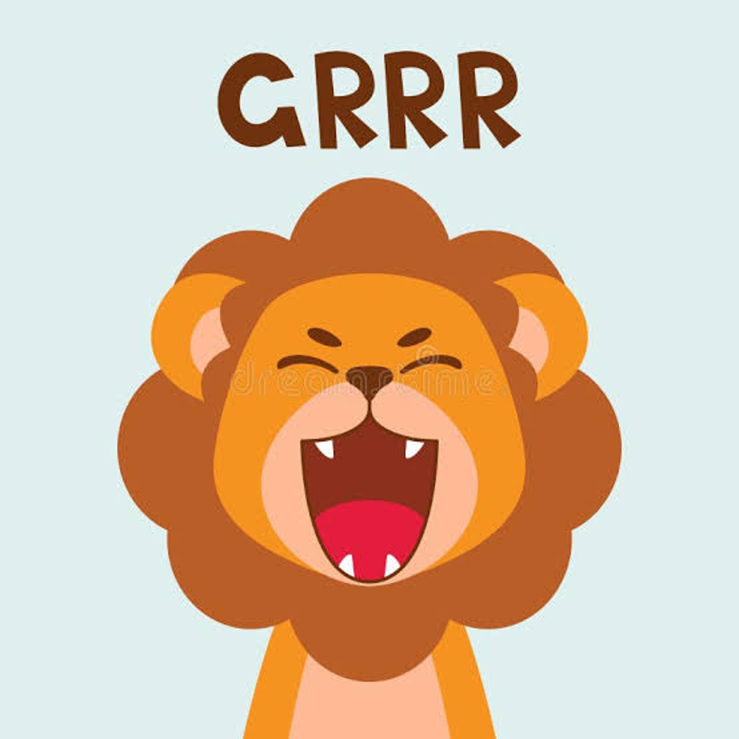 Playful growl — LA Times Crossword Answer
