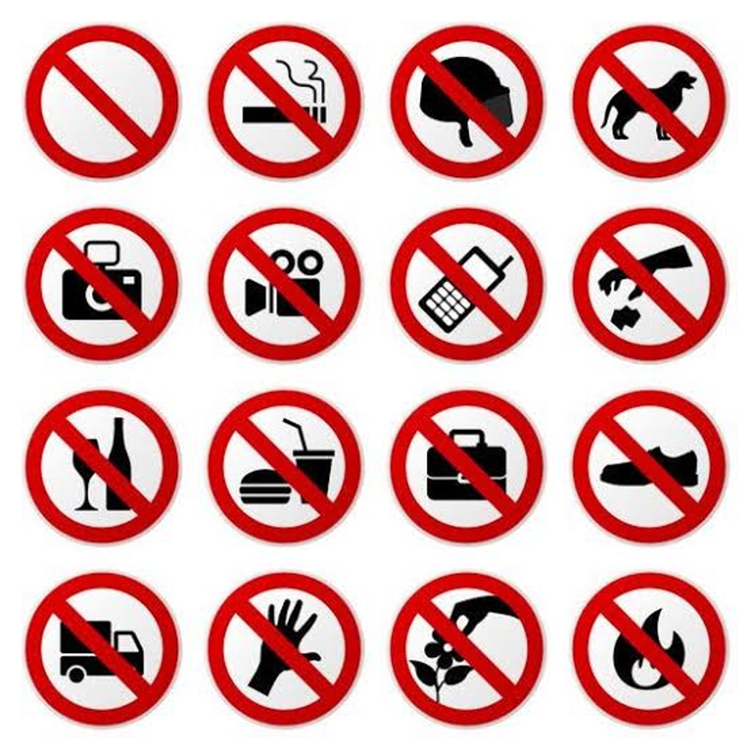 Things to avoid — LA Times Crossword Answer