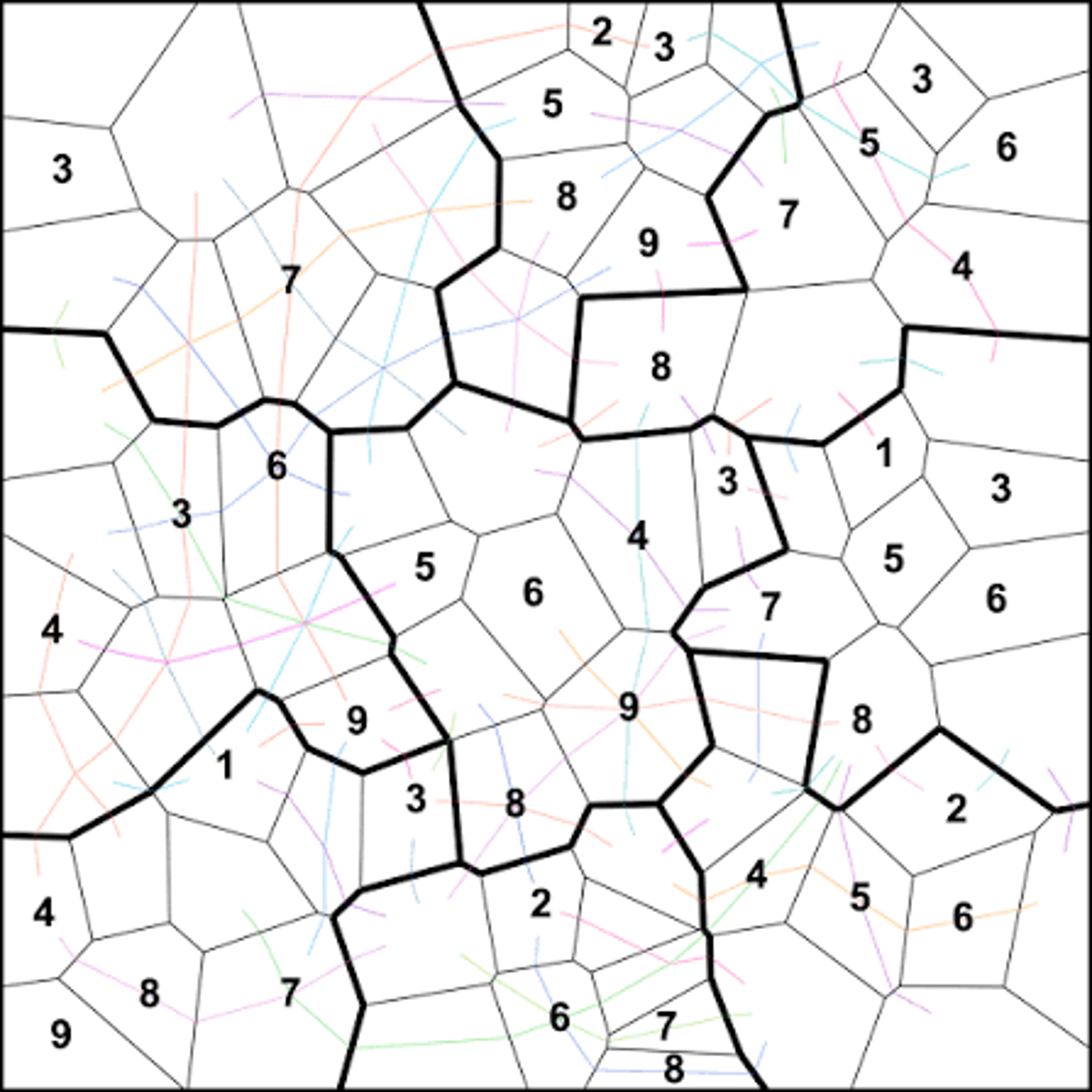 Sudoku diagram — LA Times Crossword Answer