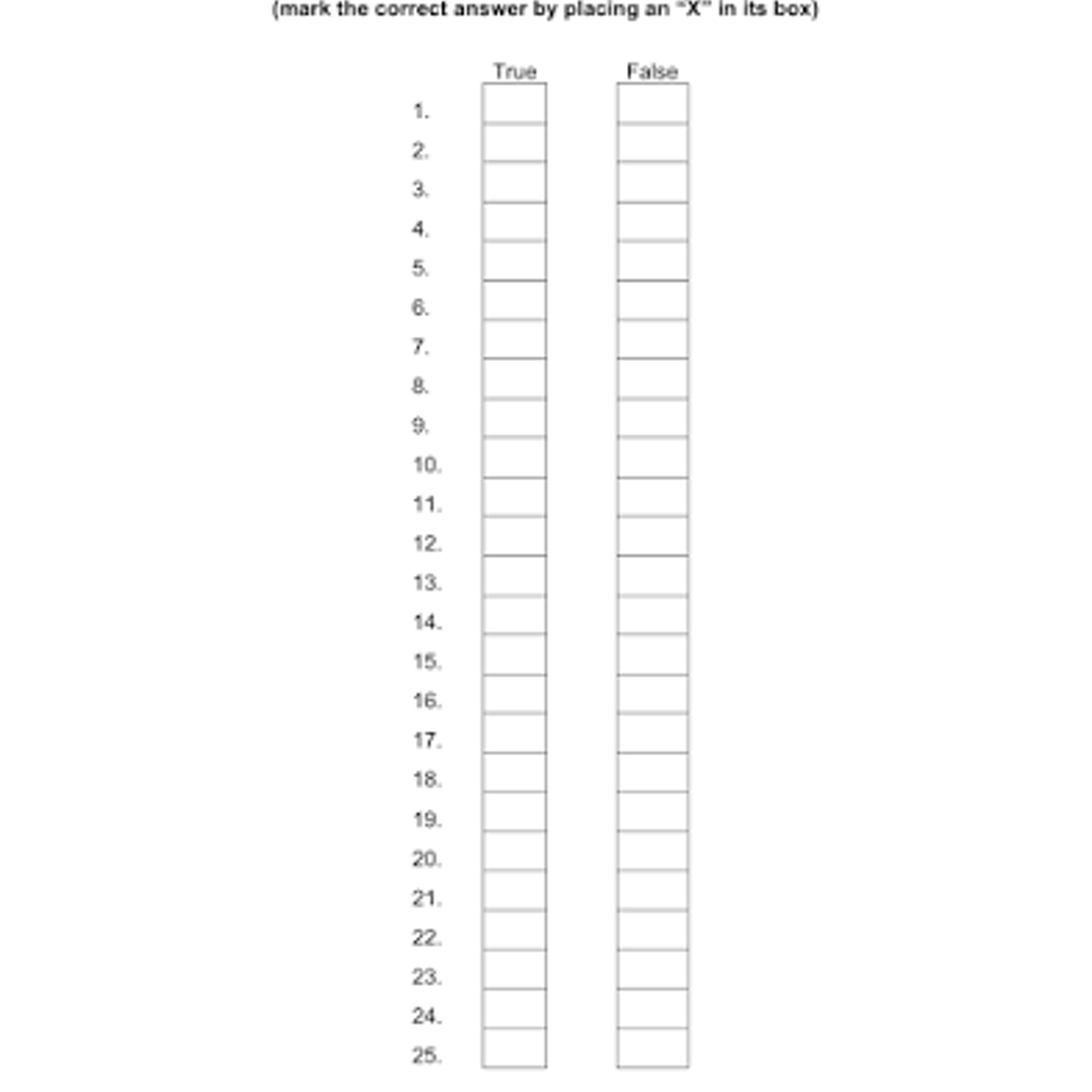 F, on a test — NYT Mini Crossword Answer