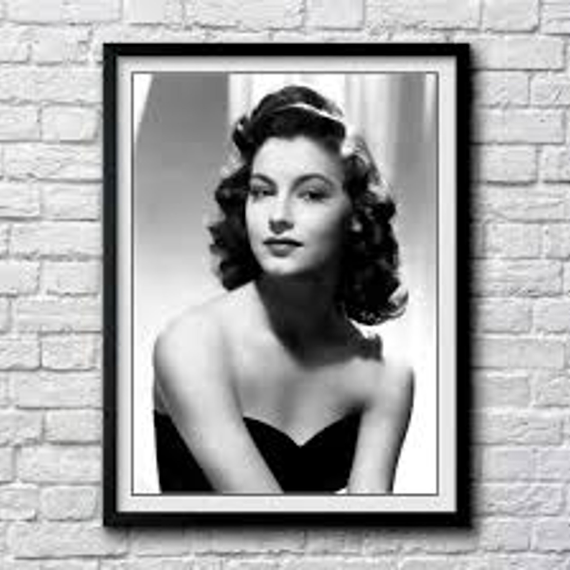 Portrait of American actress Ava Gardner