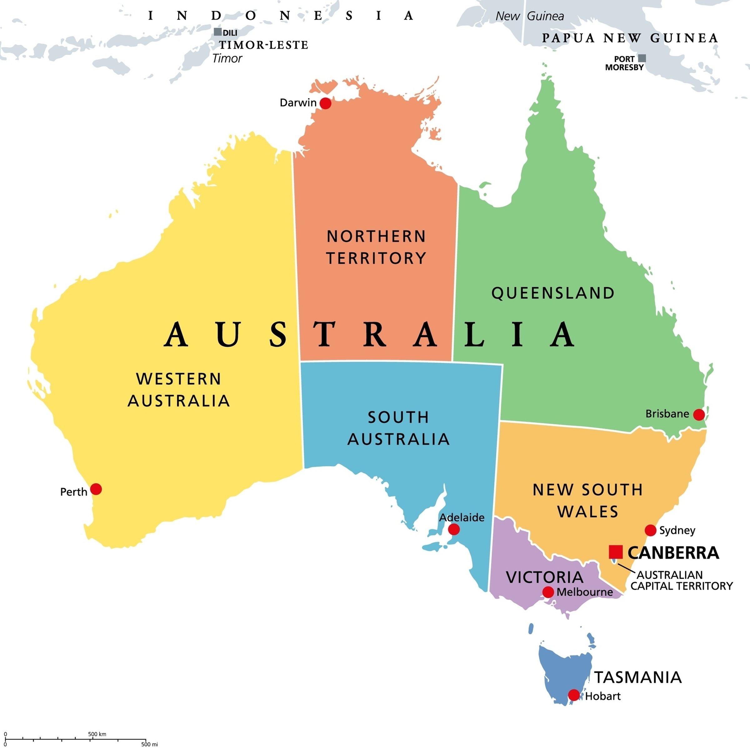 One of six in Australia — USA Today Crossword Answer