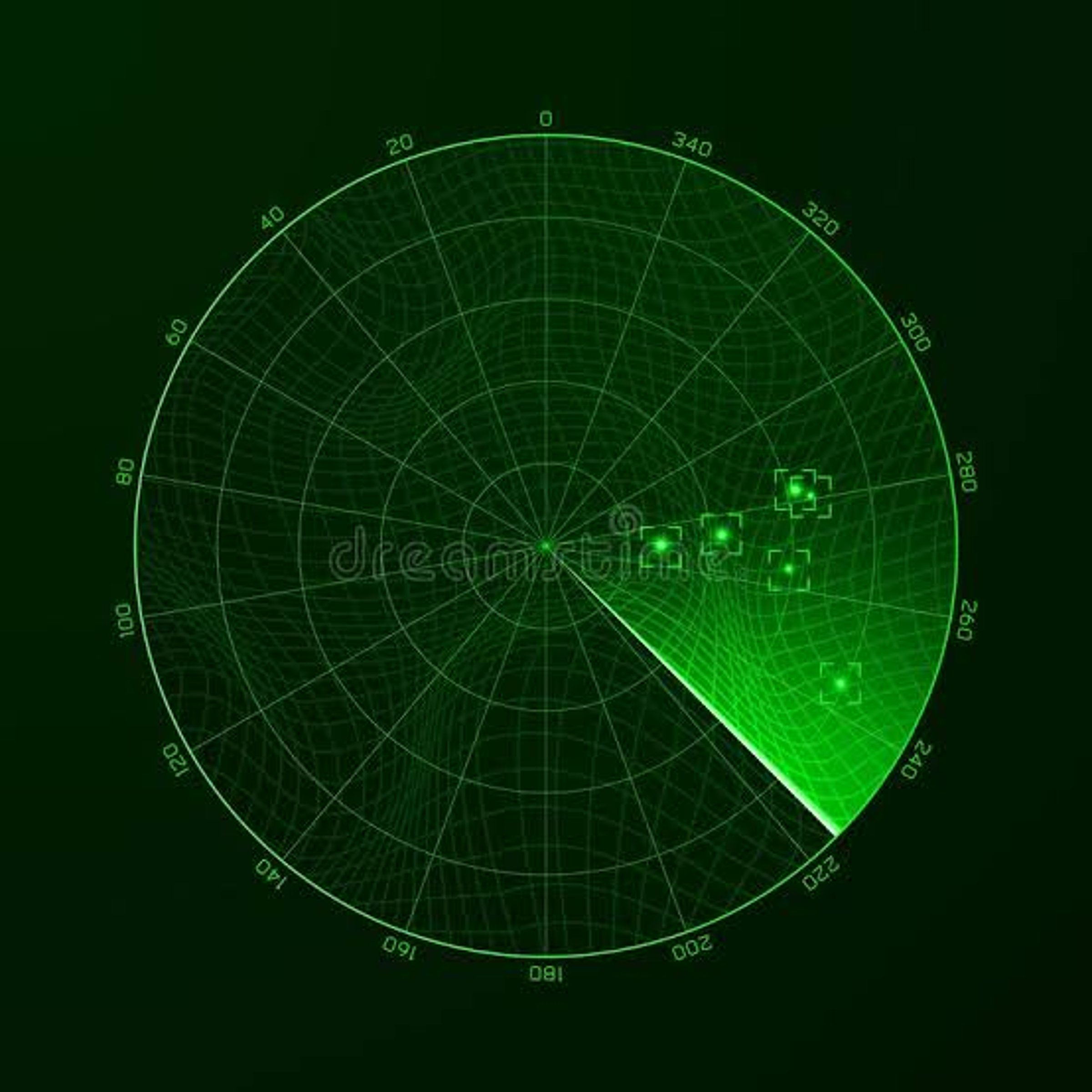 Radar screen image — USA Today Crossword Answer