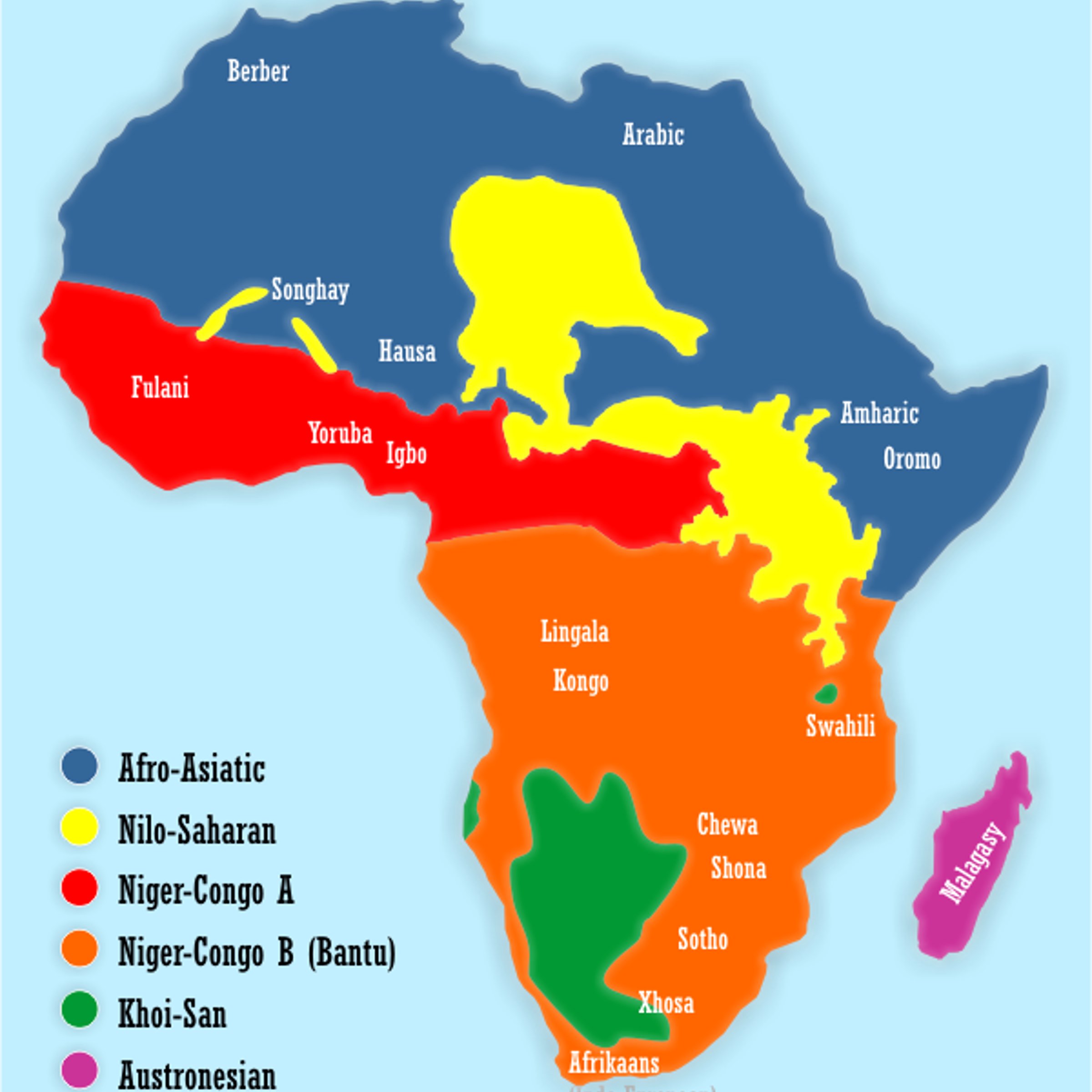 Like most Bantu languages — USA Today Crossword Answer