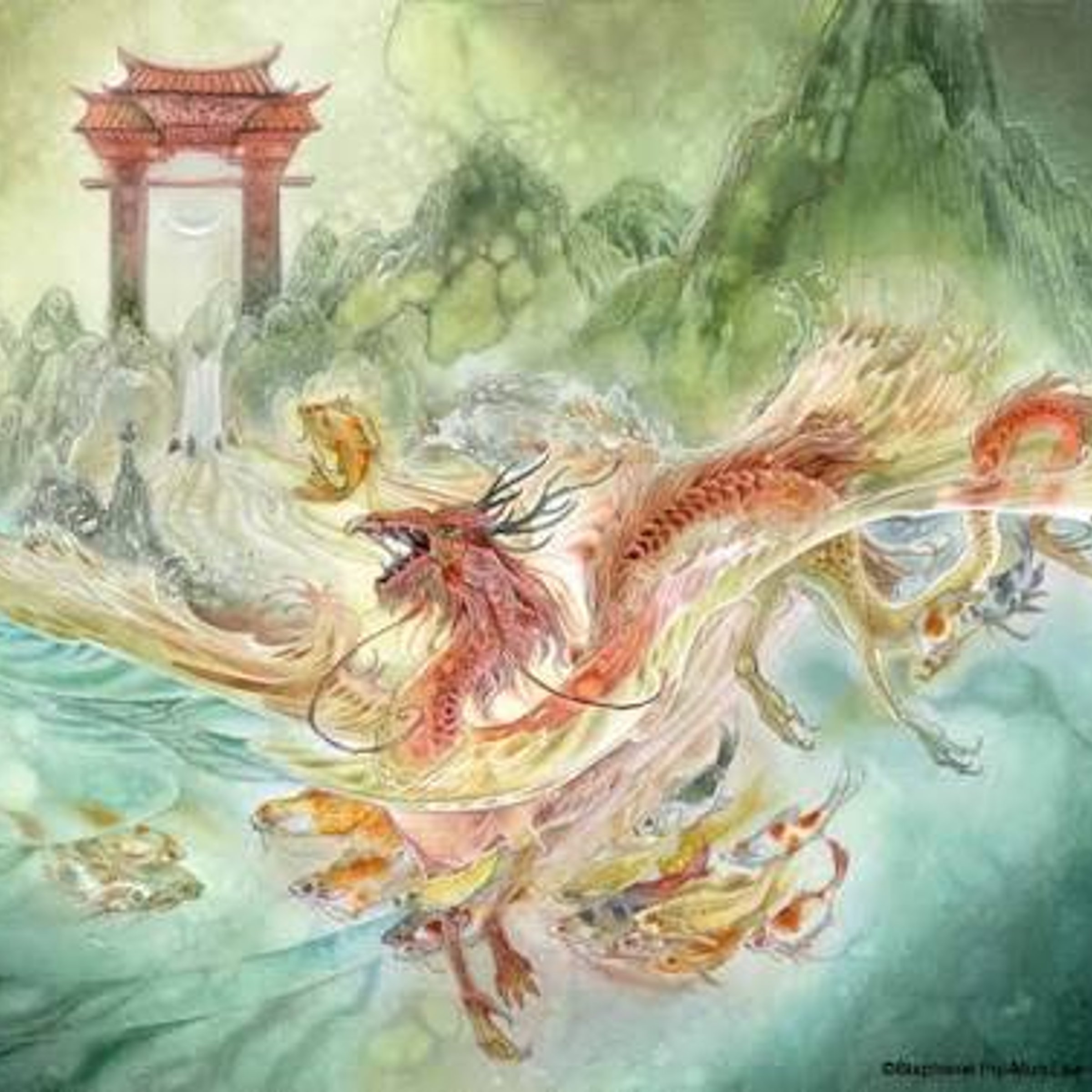 Fish that turns into a dragon, per myth — WaPo Crossword Answer