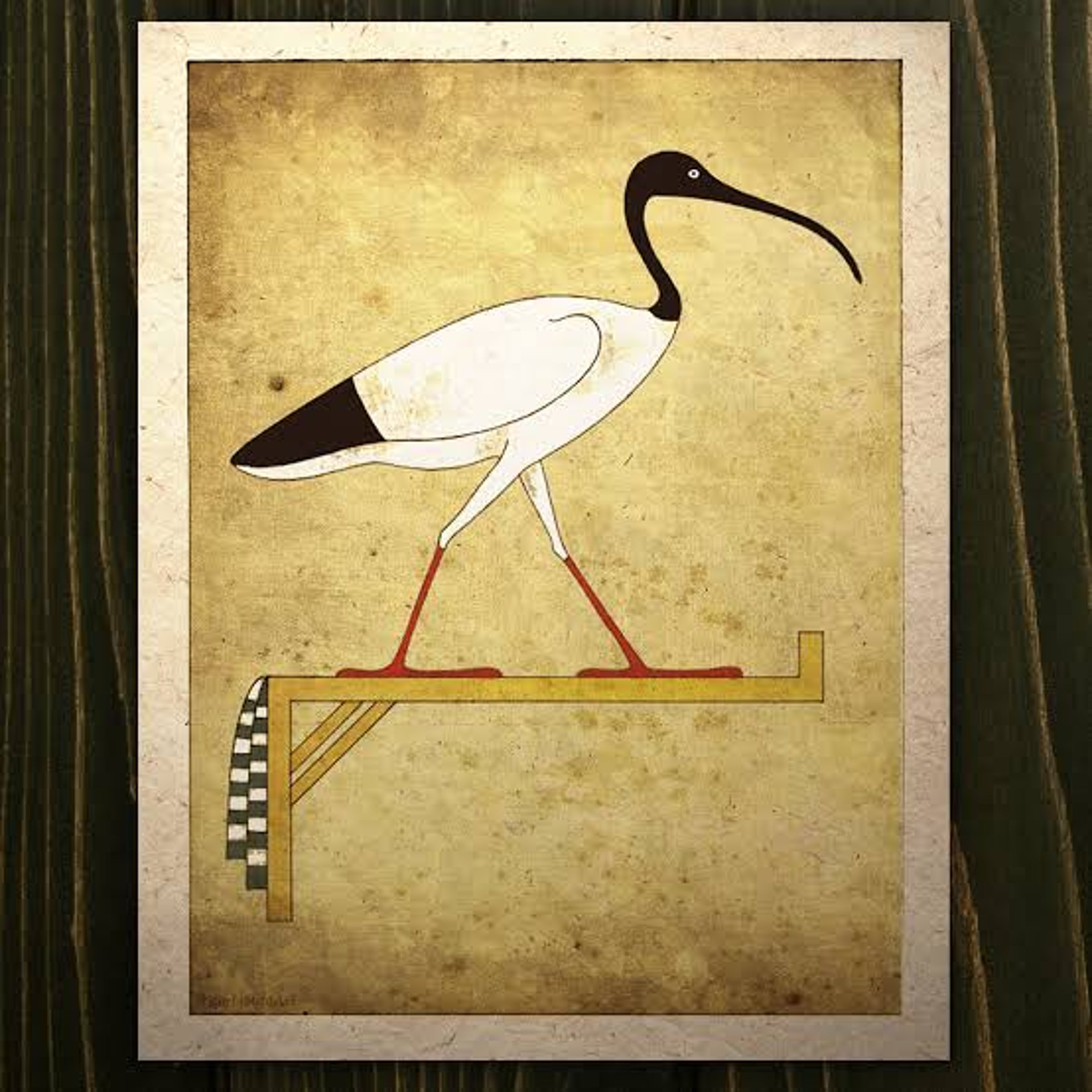 Bird in hieroglyphics — WSJ Crossword Answer