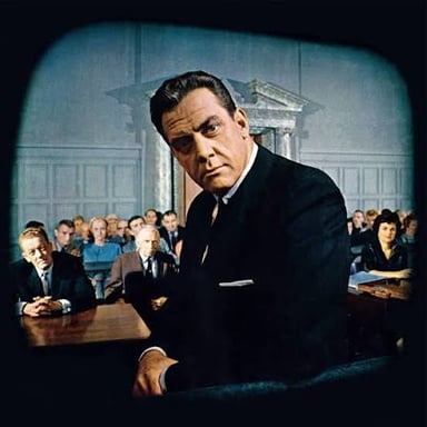 A Mason jar shown beside a television image of Perry Mason.