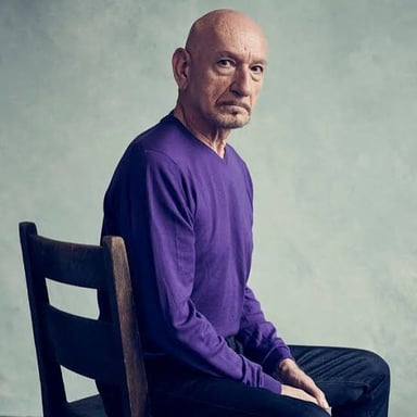 Portrait of actor Ben Kingsley.
