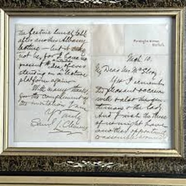 A document marked with handwritten initials.