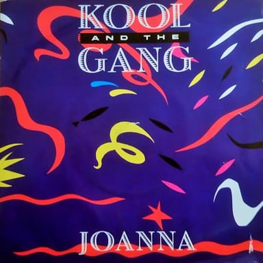 Cover artwork for Kool & the Gang’s 1983 single “Joanna.”