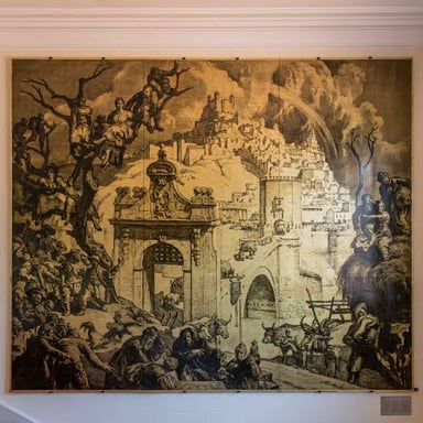 A mural by Spanish artist José María Sert.