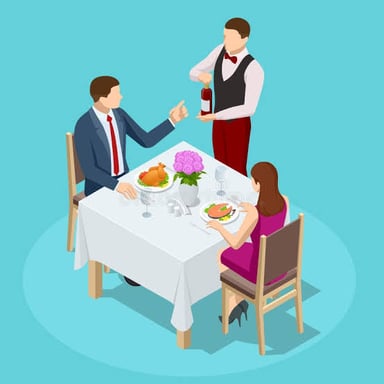 A meal served on a dining table.
