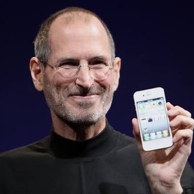A portrait of Steve Jobs, the Apple co-founder whose formal first name was Steven.