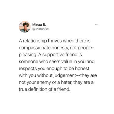 Two people showing mutual trust in a supportive relationship
