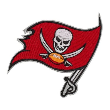 The Tampa Bay Buccaneers' pirate-flag team logo.