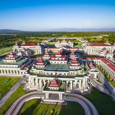 A government building in Naypyidaw, Myanmar's capital.