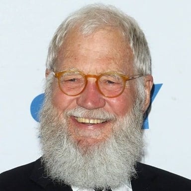 Portrait of television host and comedian David Letterman.
