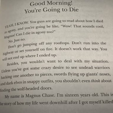 The opening section of a book identified as its introduction