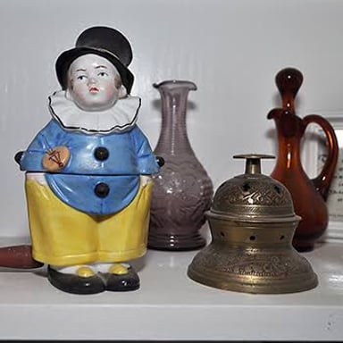 A family heirloom displayed as an item passed down through generations.
