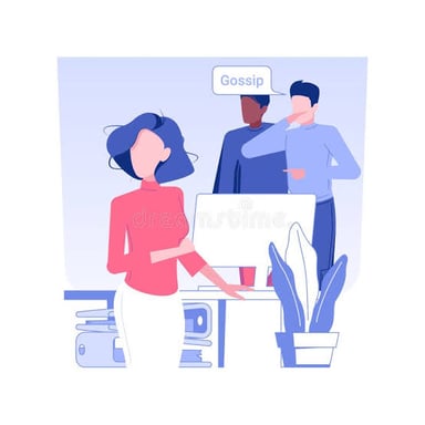 An illustration depicting conduct that violates accepted standards of behavior.