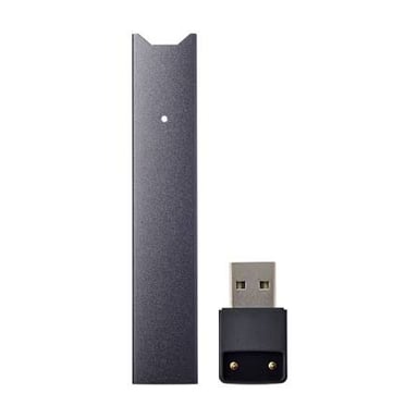 A JUUL-style electronic vaping device