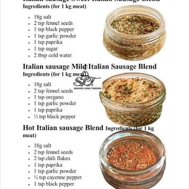 A small pile of fennel seeds, a common seasoning in Italian sausage.