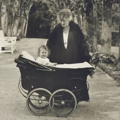 A grandmother spending time with a grandchild.