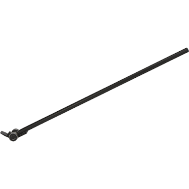 A metal pry bar demonstrating leverage against an object