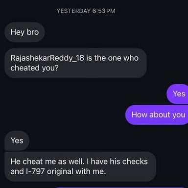 A disappointed person reacting after being cheated in a transaction
