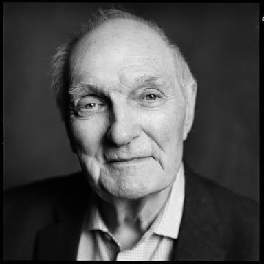 Portrait of actor Alan Alda, known for playing Hawkeye Pierce on M*A*S*H.