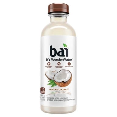A Bai WonderWater beverage bottle.