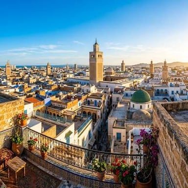 A view of Tunis, the capital of Tunisia