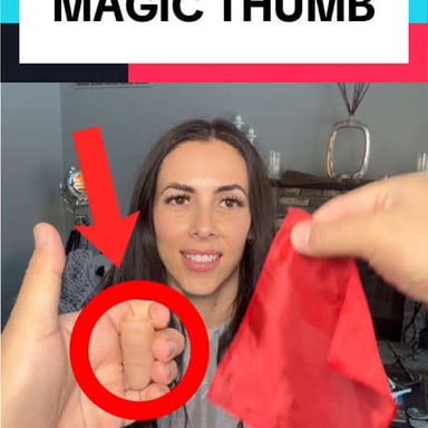 A magician performing a disappearance trick