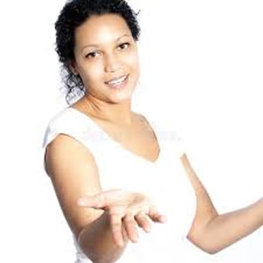 A person making a dismissive expression and shrugging