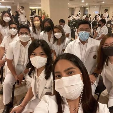 A medical intern working in a hospital.